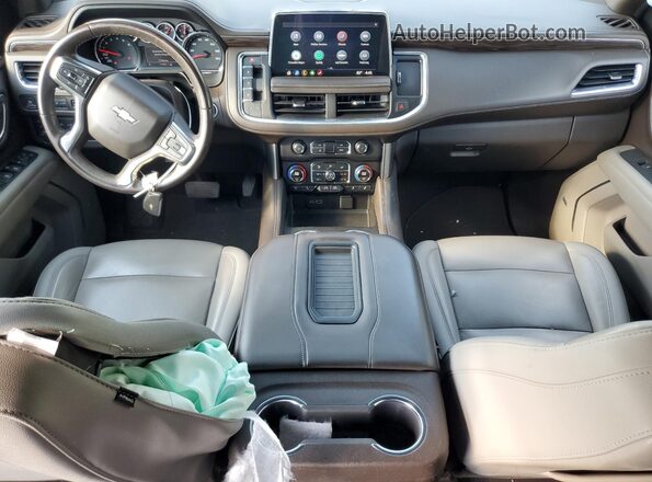 1GNSKCKDXMR240976 2021 CHEVROLET SUBURBAN Gray წინა პანელის ხედი