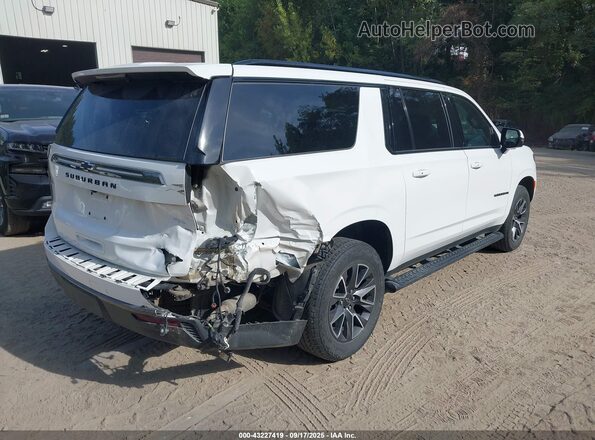 1GNSKDKD6NR319696 2022 CHEVROLET SUBURBAN Белый Задняя правая четверть
