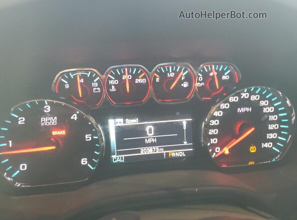 1GNSKFEC5LR140268 2020 CHEVROLET TAHOE White Instrument cluster view