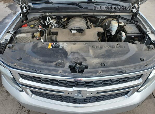 1GNSKHKC5LR166157 2020 CHEVROLET SUBURBAN Silver Vista del compartimento del motor