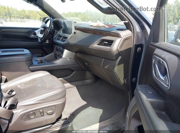 1GNSKNKD4MR271166 2021 CHEVROLET TAHOE Gray Front interior view