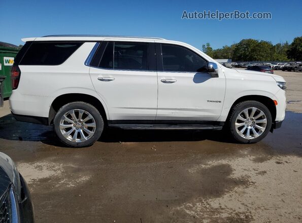 1GNSKSKD0PR217513 2023 CHEVROLET TAHOE White Widok naklejki z numerem VIN