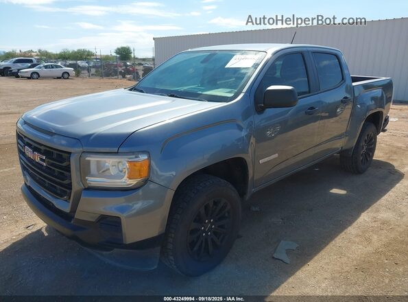 1GTG5BENXM1127127 2021 GMC CANYON Gray Przód lewy