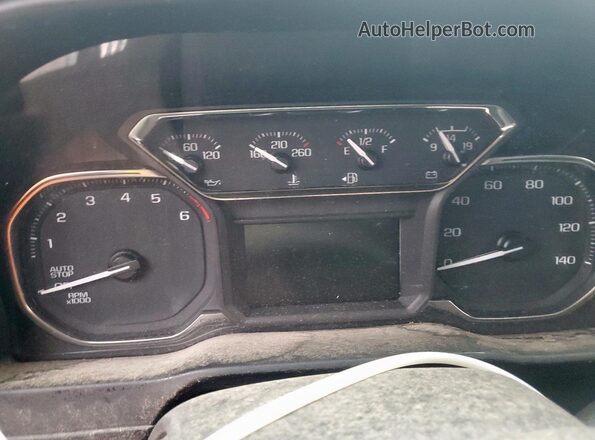 1GTP8CED6LZ320962 2020 GMC SIERRA Silver Widok zestawu wskaźników