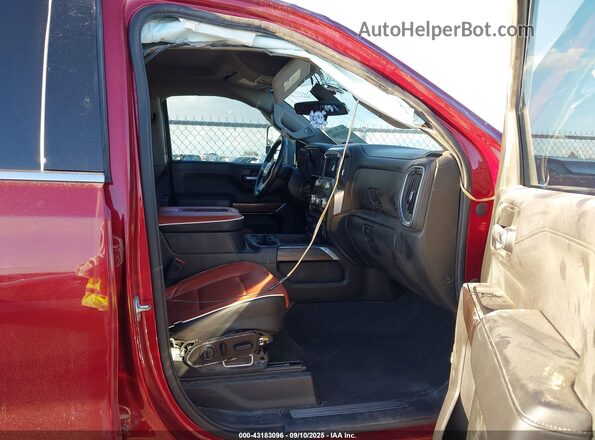 1GTU9DED4LZ297087 2020 GMC SIERRA Red Widok wnętrza z przodu