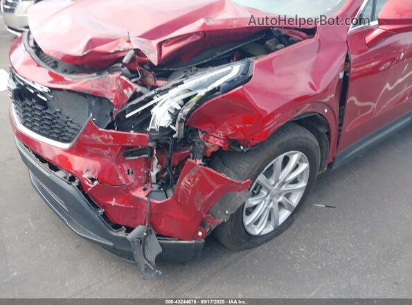 1GYAZAR40MF014726 2021 CADILLAC XT4 Красный Вид спереди