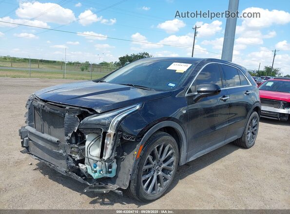 1GYAZAR43LF065667 2020 CADILLAC XT4 Black წინა მარცხენა ხედი სამი მეოთხედიდან