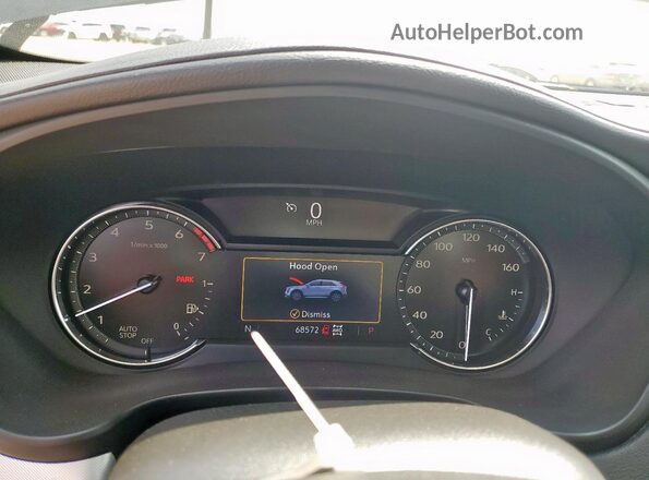 1GYFZDR42LF022736 2020 CADILLAC XT4 Black Instrument cluster view