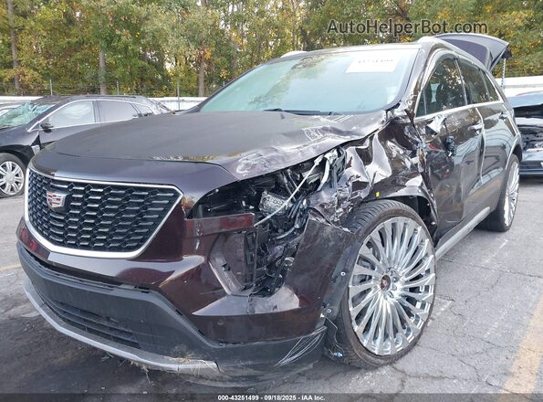 1GYFZDR47LF119818 2020 CADILLAC XT4 Maroon Widok z przodu