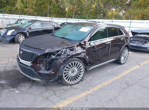 1GYFZDR47LF119818 2020 CADILLAC XT4 Maroon Przód lewy
