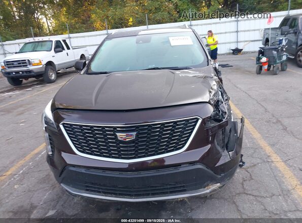 1GYFZDR47LF119818 2020 CADILLAC XT4 Maroon Widok zestawu wskaźników