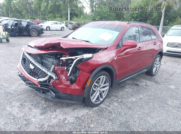 1GYFZER45LF112081 2020 CADILLAC XT4 Red Vista tres cuartos delantera izquierda