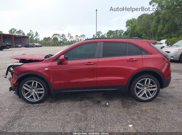 1GYFZER45LF112081 2020 CADILLAC XT4 Red Vista interior de 360 grados