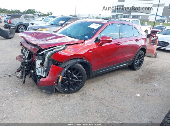 1GYFZER45PF224644 2023 CADILLAC XT4 Бордовый Передняя левая четверть