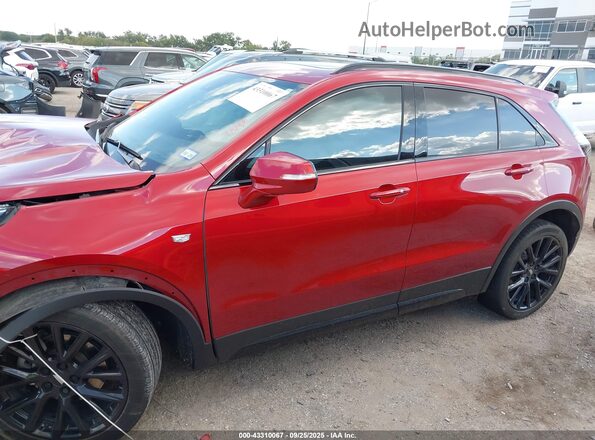 1GYFZER45PF224644 2023 CADILLAC XT4 Бордовый Панорамный вид салона 360°