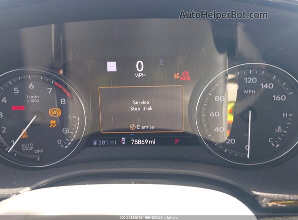 1GYKPCRS9LZ104958 2020 CADILLAC OTHER White უკანა სავარძლების ხედი