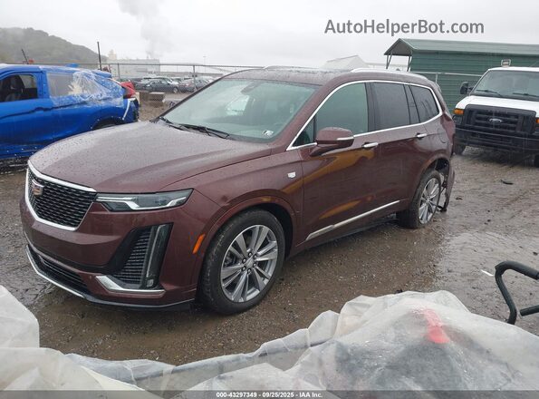 1GYKPDRS6PZ146919 2023 CADILLAC OTHER Бордовый Передняя левая четверть