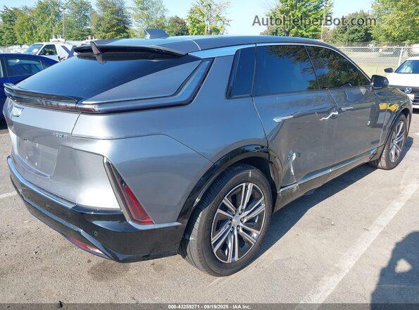 1GYKPMRK7PZ000979 2023 CADILLAC OTHER Gray უკანა სავარძლების ხედი