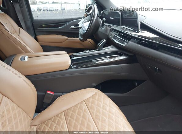 1GYS4BKL9PR184953 2023 CADILLAC ESCALADE Black Front interior view