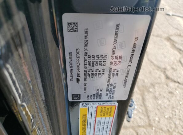 1GYS4FKL5PR370075 2023 CADILLAC ESCALADE Black 