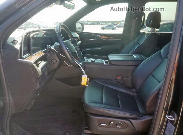 1GYS4JKT2PR397110 2023 CADILLAC ESCALADE Black Вид салону спереду