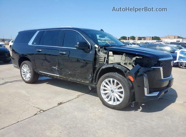 1GYS4JKT2PR397110 2023 CADILLAC ESCALADE Black Передня права чверть