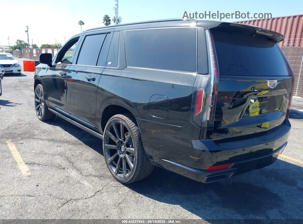 1GYS4RKLXPR562495 2023 CADILLAC ESCALADE Black Rear left