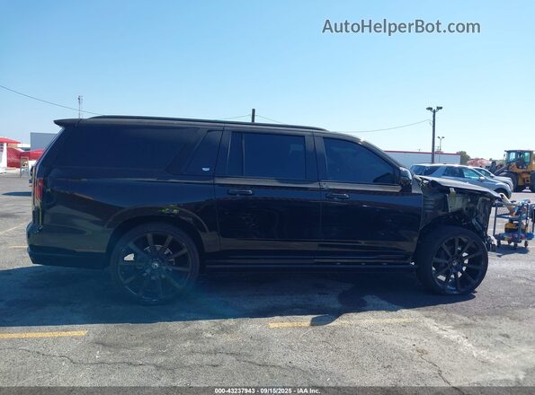 1GYS4RKLXPR562495 2023 CADILLAC ESCALADE Black Rear interior view
