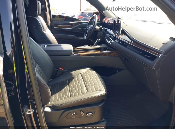 1GYS4RKLXPR562495 2023 CADILLAC ESCALADE Black Front interior view