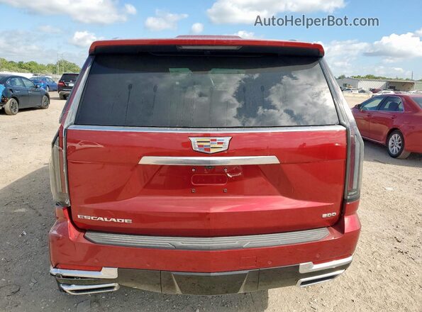 1GYS8ARL2SR227199 2025 CADILLAC ESCALADE Red Widok z tyłu