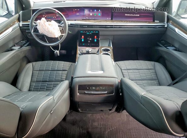 1GYS9RRL4SR293149 2025 CADILLAC ESCALADE White Widok deski rozdzielczej