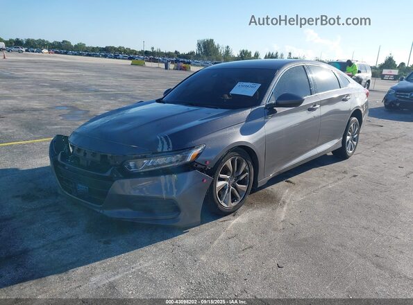 1HGCV1F11JA242264 2018 HONDA ACCORD SDN Gray 