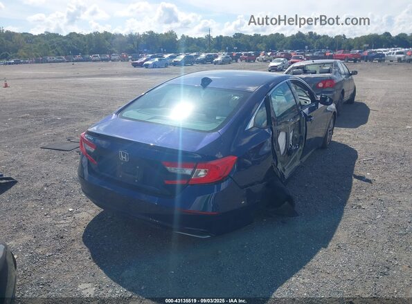 1HGCV1F11LA084110 2020 HONDA ACCORD Blue Задня права чверть