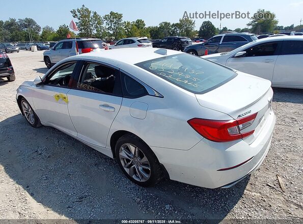 1HGCV1F13KA036915 2019 HONDA ACCORD White Задня ліва чверть