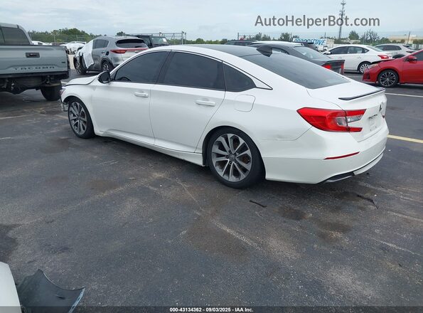 1HGCV1F13LA040352 2020 HONDA ACCORD White Հետևի ձախ