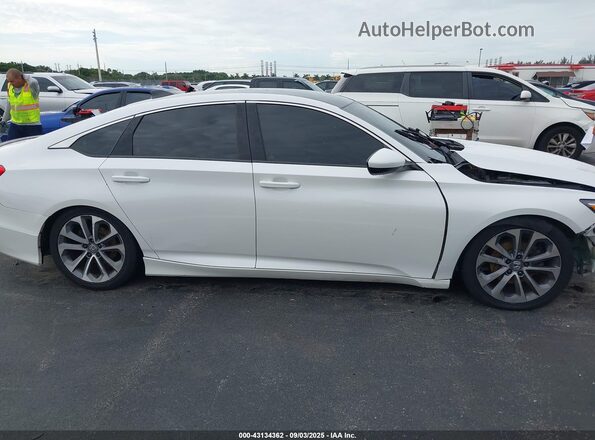 1HGCV1F13LA040352 2020 HONDA ACCORD White Սալոնի հետևի տեսք