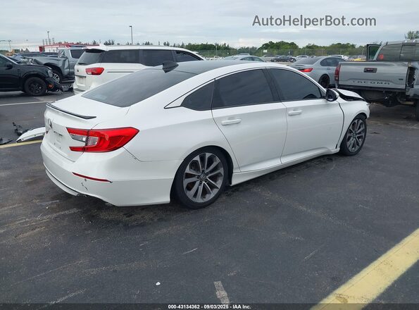 1HGCV1F13LA040352 2020 HONDA ACCORD White Հետևի աջ