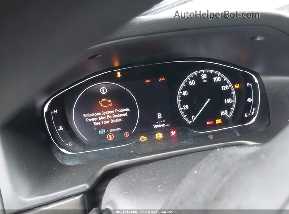 1HGCV1F13LA040352 2020 HONDA ACCORD White Հետևի նստատեղերի տեսք