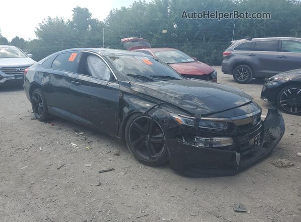 1HGCV1F31KA058090 2019 HONDA ACCORD Black Առջևի աջ