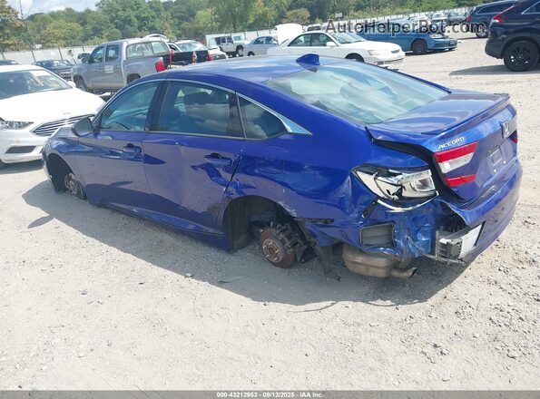 1HGCV1F31LA076008 2020 HONDA ACCORD Blue უკანა მარცხენა