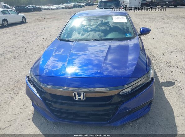 1HGCV1F31LA076008 2020 HONDA ACCORD Blue ხელსაწყოთა პანელის ხედი
