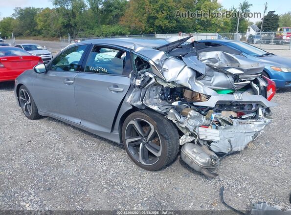 1HGCV1F31LA121920 2020 HONDA ACCORD Silver Rear left
