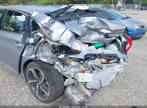 1HGCV1F31LA121920 2020 HONDA ACCORD Silver Front view