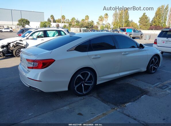 1HGCV1F32LA150598 2020 HONDA ACCORD Белый Задняя правая четверть