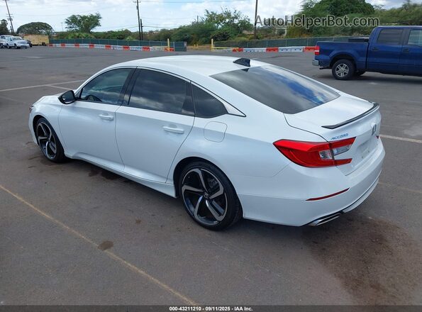 1HGCV1F34NA067760 2022 HONDA ACCORD Белый Задняя левая четверть