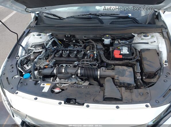 1HGCV1F34NA067760 2022 HONDA ACCORD Белый Вид сзади