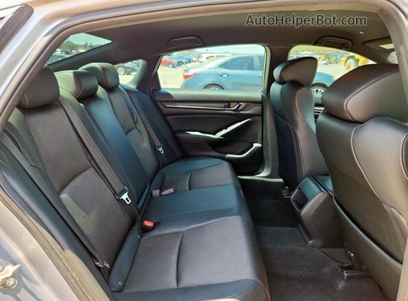 1HGCV1F35LA106112 2020 HONDA ACCORD Silver Rear seats view