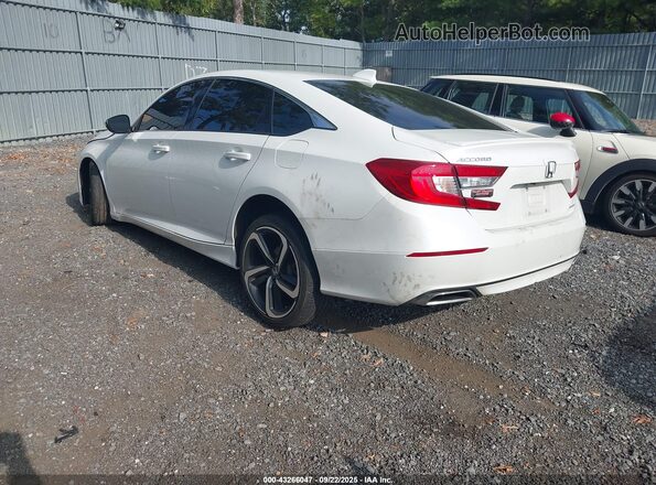 1HGCV1F36LA153620 2020 HONDA ACCORD Белый Задняя левая четверть