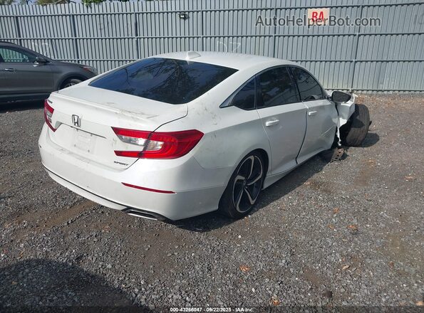 1HGCV1F36LA153620 2020 HONDA ACCORD Белый Задняя правая четверть