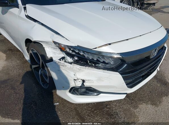 1HGCV1F36NA018320 2022 HONDA ACCORD White Widok z przodu
